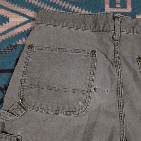 Vintage Carhartt Double Knee Pants Dungaree Fit 30x29 B195 LBR Distressed Paint - Picture 15 of 16